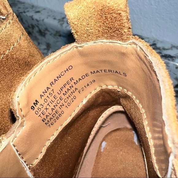 - A.n.a Womens Rancho Motorcycle Boots Block Heels Used - Picture 5 of 9